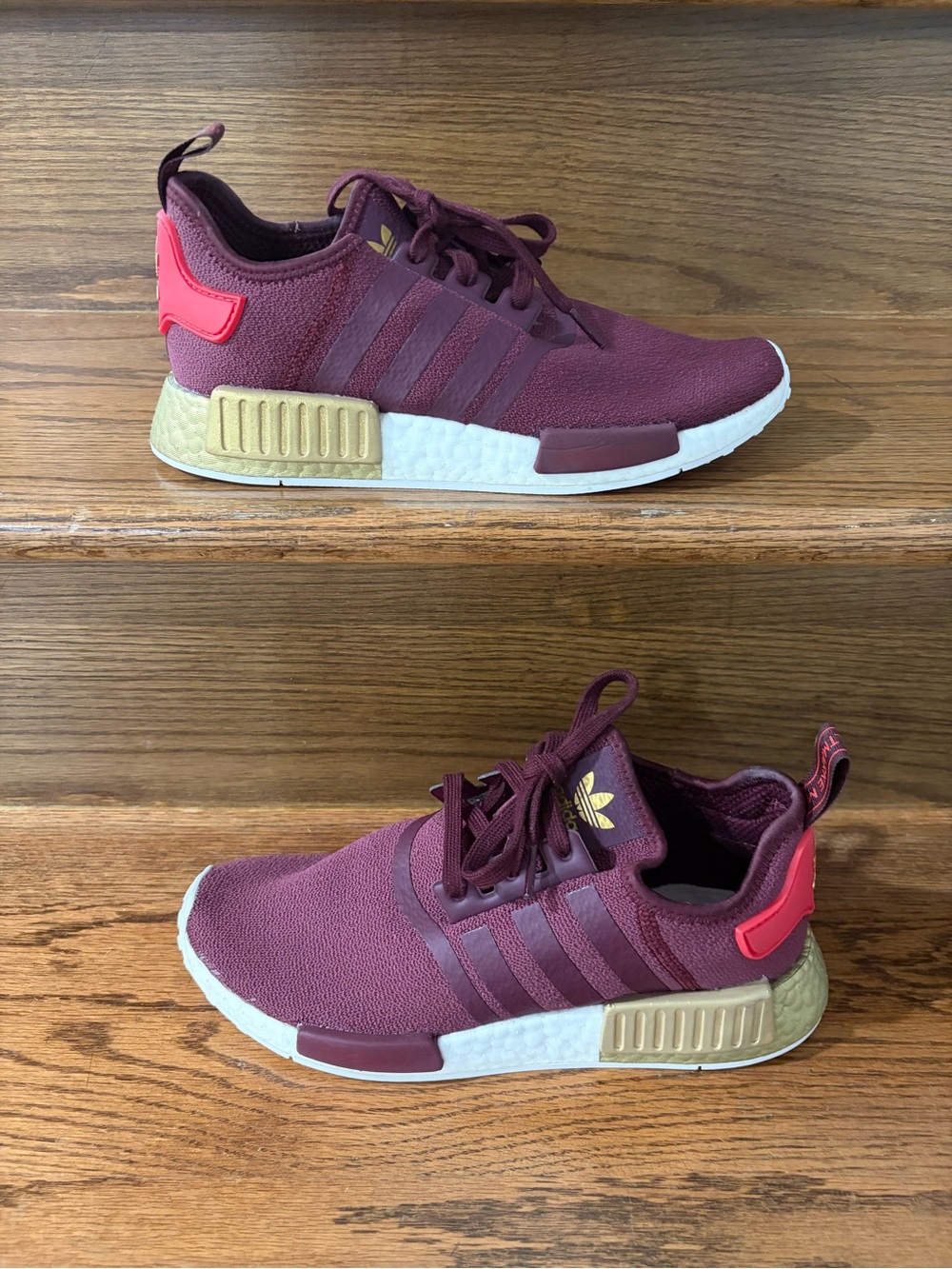 Adidas Women’s NMD R1 Maroon Gold